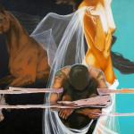 "Wild Horses"
acrylic and oil on canvas
36"x48"
Private Collection